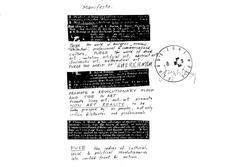 George Maciunas «Fluxus Manifesto» George Maciunas «Fluxus Manifesto»