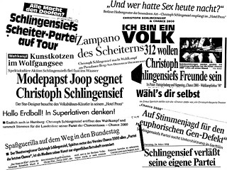 Christoph Schlingensief »Chance 2000«