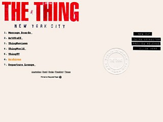 Wolfgang Staehle «The Thing»