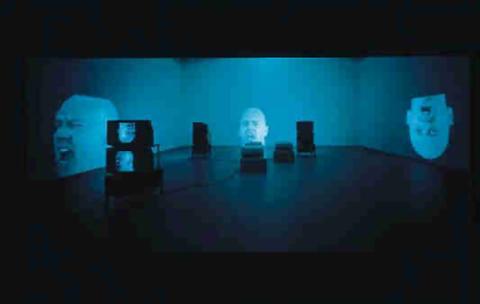 Bruce Nauman «Anthro-Socio» | Anthro-Socio (installation view)