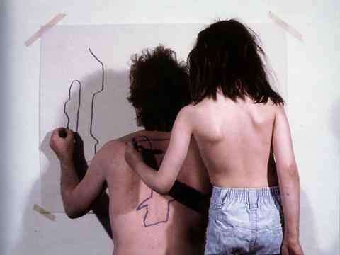 Dennis Oppenheim &laquo;Two Stage Transfer Drawing (Advancing to a Future State)&raquo; | Advancing to a Future State