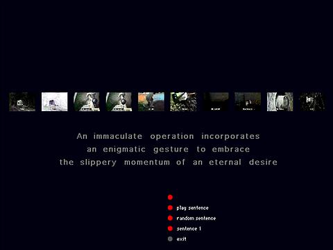 Bill Seaman »The Exquisite Mechanism of Shivers« | Screenshot von der CD artintact1