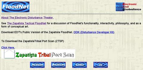 Electronic Disturbance Theatre »FloodNet«
