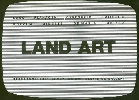 Gerry Schum »Die Fernsehgalerie« | Ausstellungskatalog