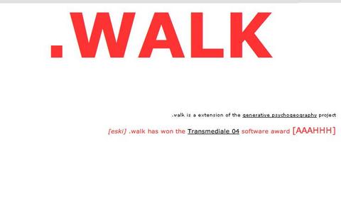 socialfiction.org «dot.walk» | dot-walk
