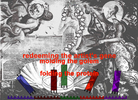 Sonya Rapoport «Redeeming the Gene, Molding the Golem, Folding the Protein»