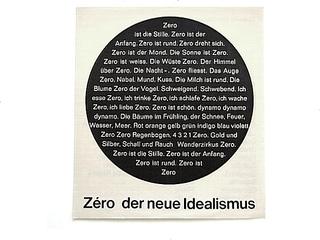 ZERO «ZERO Manifesto»