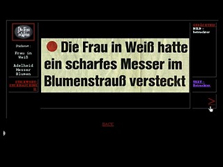 Friederike Anders »Das Gedächtnis der Frau in Weiß«